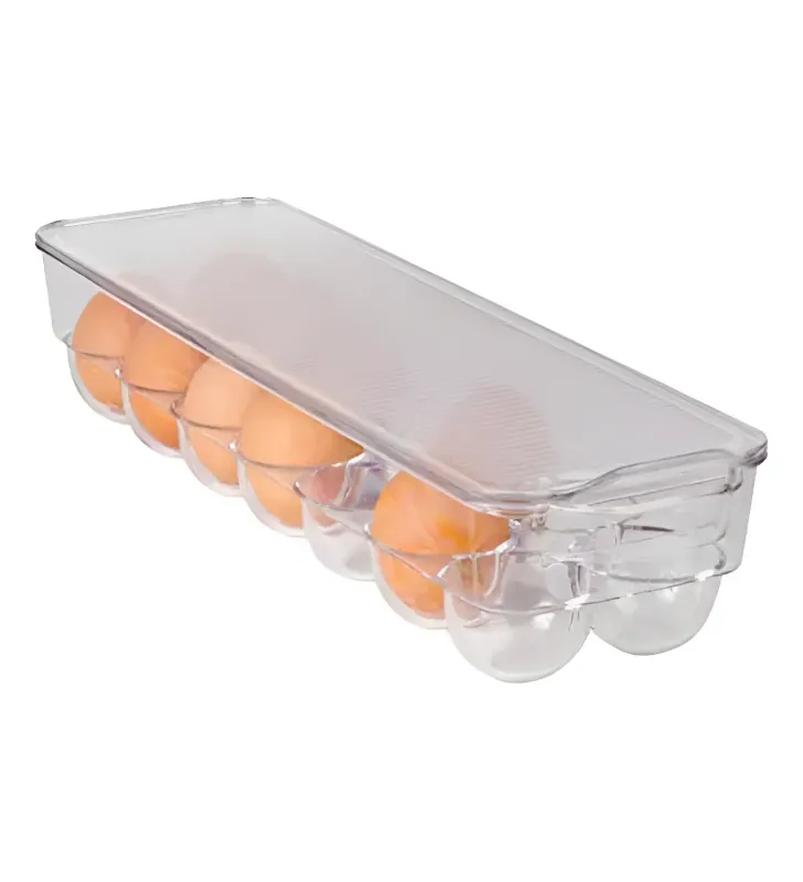 Organizador de Huevos Plastihome AK-2955 – 14 Unidades, Transparente