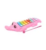 Piano de Juguete Plastihome CO-3413-3 – Diseño Cocodrilo Rosa