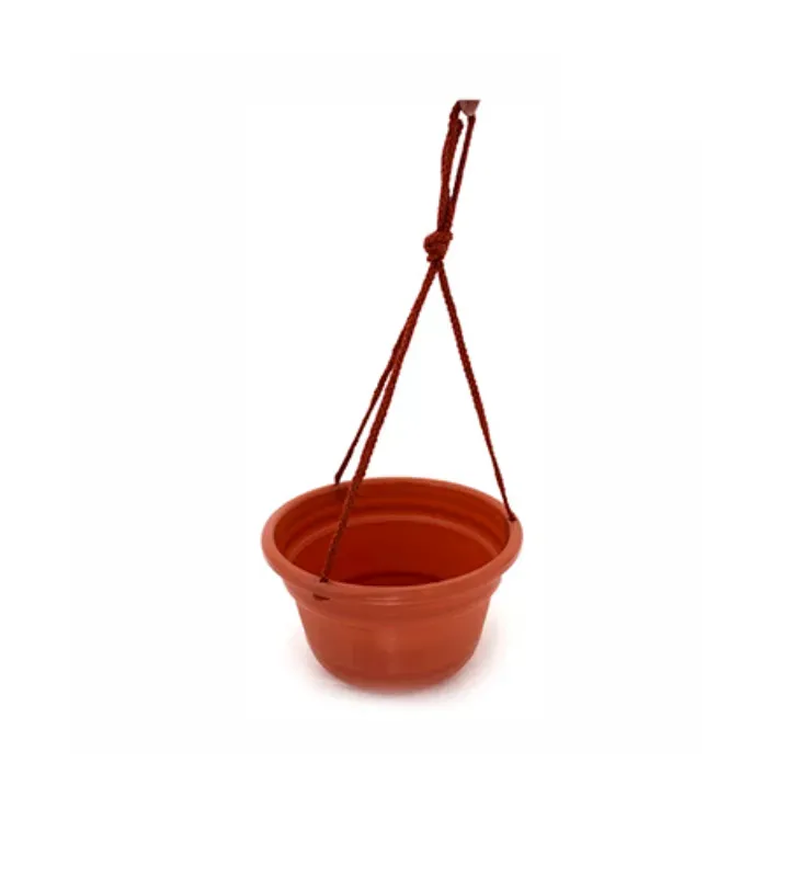 Maceta para Colgar Arplasa No. 0 – Plástico Color Terracota