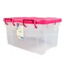 Contenedor Hermético PACIFIC 6 PLASTIAPAN PRA034 - Caja Transparente con Tapa diferentes colores