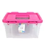 Contenedor Hermético PACIFIC 6 PLASTIAPAN PRA034 - Caja Transparente con Tapa diferentes colores
