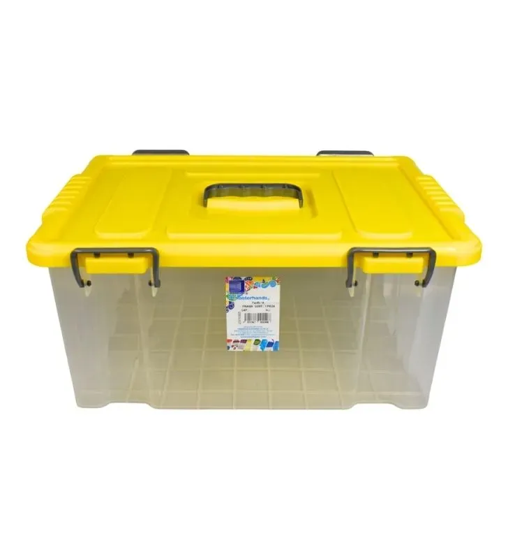 Contenedor Hermético PACIFIC 14 PLASTIAPAN PRA029 - Caja Transparente con Tapa diferentes colores