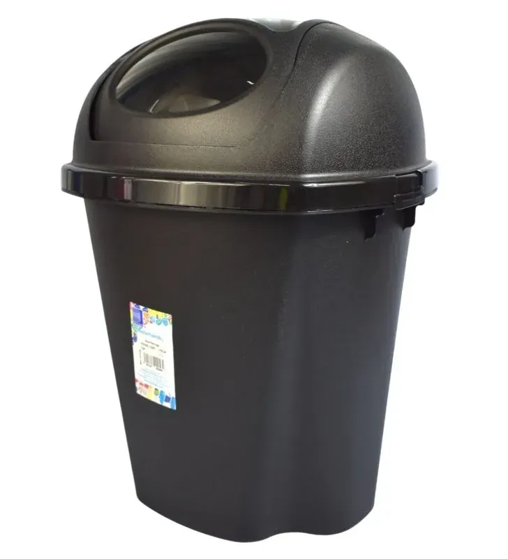 Bote de Basura SANTIAGO 11 Litros PLASTIAPAN PRA056 - Cubo de Plástico con Tapa