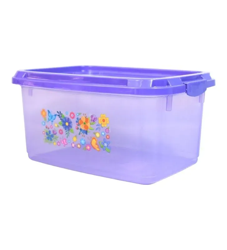 Hermético MILAN Rectangular de Plástico - Tupper con Cierre de Clip