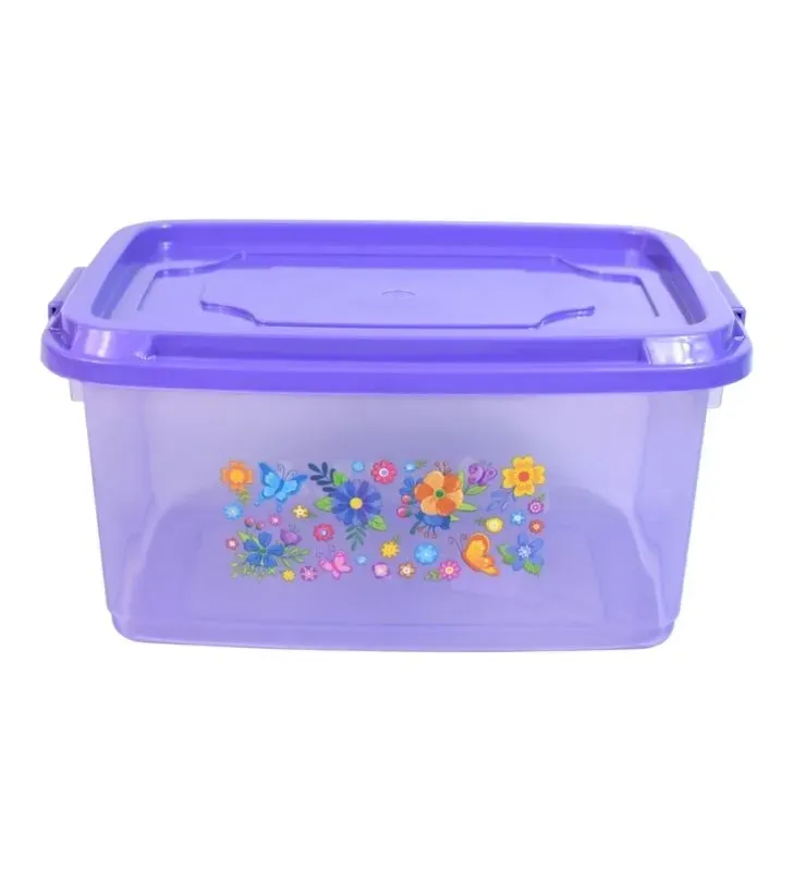 Hermético MILAN Rectangular de Plástico - Tupper con Cierre de Clip