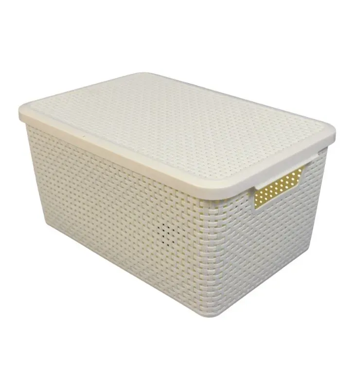 Caja Organizadora KHAN 3 de 18 Litros PLASTIAPAN - Contenedor Plástico Grande