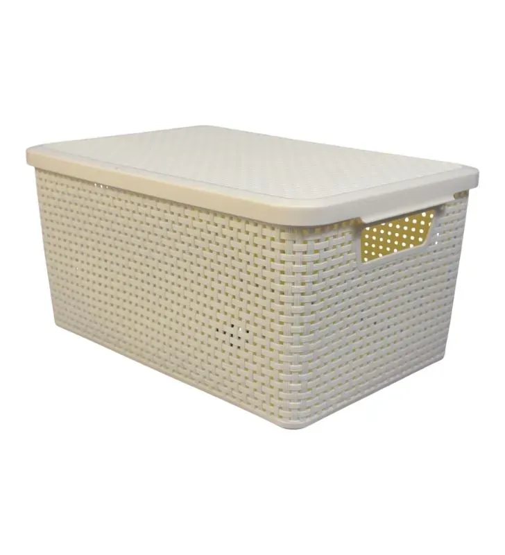 Caja Organizadora KHAN 3 de 18 Litros PLASTIAPAN - Contenedor Plástico Grande