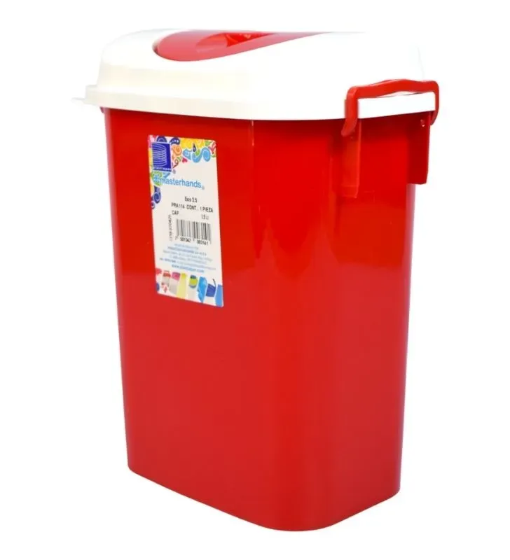Bote de Basura ECO 2.5 Litros PLASTIAPAN PRA114 - Cubo de Plástico Compacto