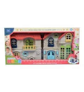 Casita de Juguete de Plástico PLASTIHOME CP-6637B - Casa de Muñecas Infantil
