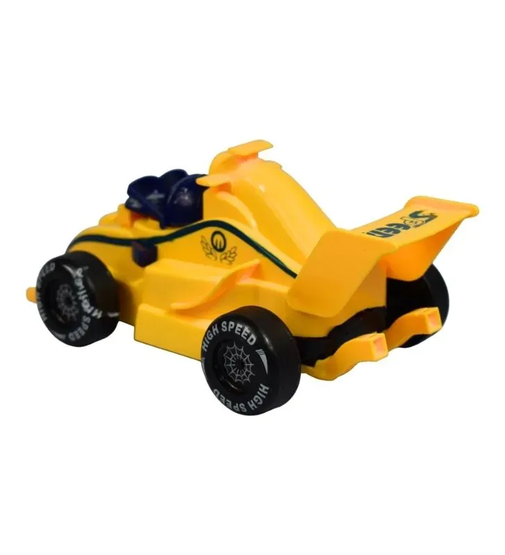 Coche de Juguete Plastihome CM-6617B Amarillo – Estilo Carreras
