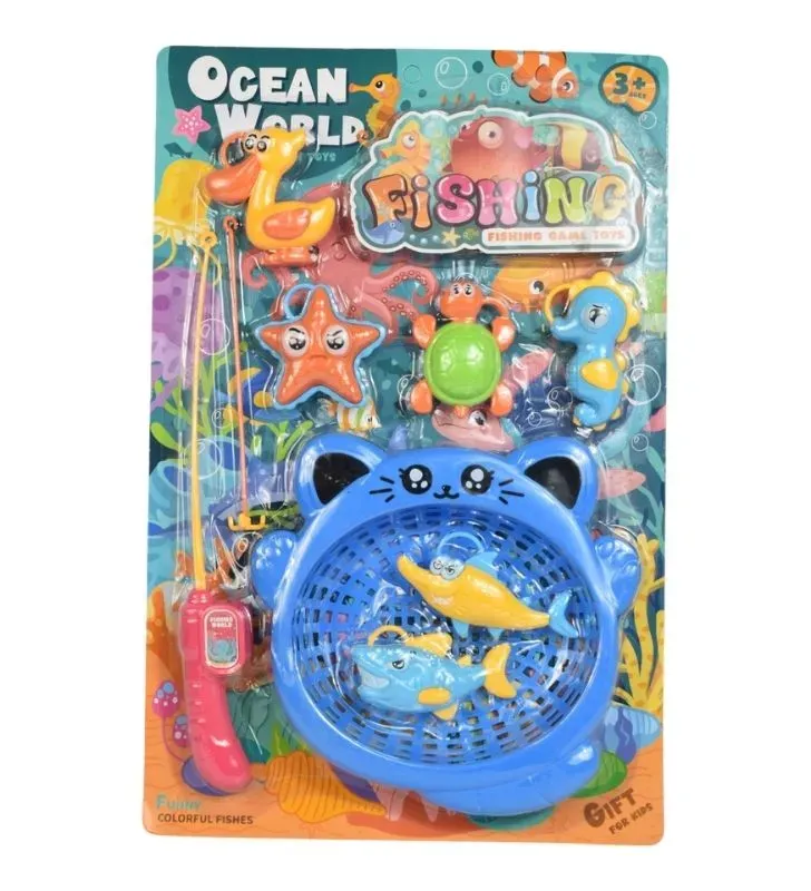 Juego de Pesca Infantil Plastihome CP-8626A – Ocean World Enganche +3