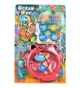 Juego de Pesca Infantil Plastihome CP-8626C – Ocean World Cesta