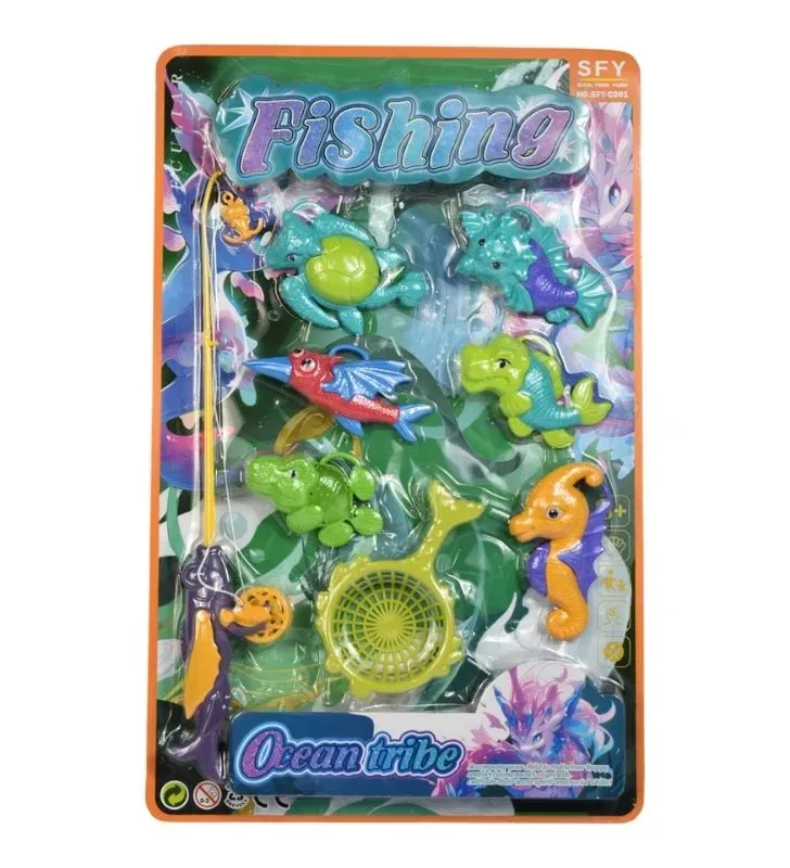 Juego de Pesca Infantil Plastihome CP-8624D – Ocean Tribe Enganche