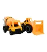 Set 2 Vehículos Construcción Plastihome CM-7538B – Mezclador y Cargadora