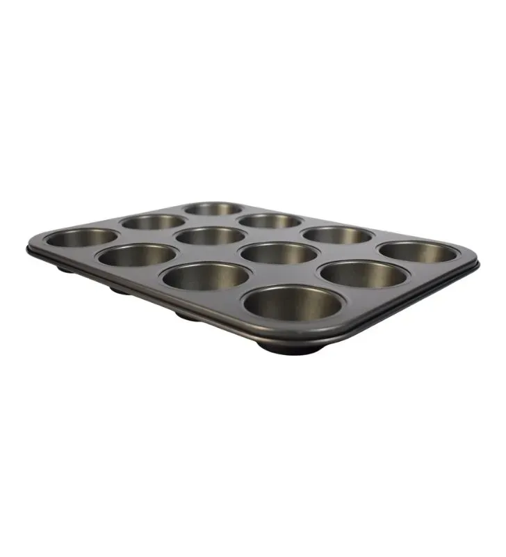 Molde para Muffins Plastihome AZ-5508 – 12 Cavidades Antiadherentes