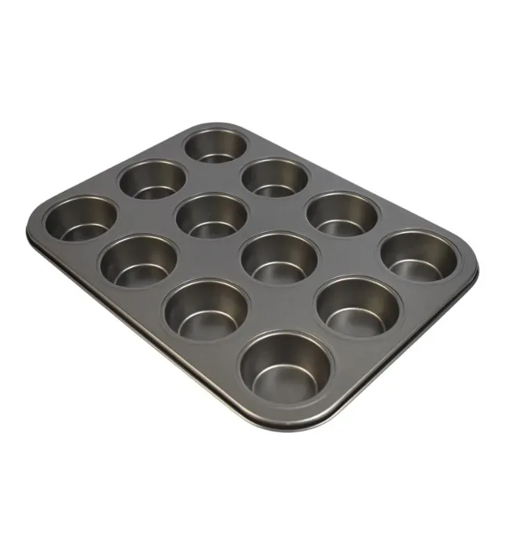 Molde para Muffins Plastihome AZ-5508 – 12 Cavidades Antiadherentes