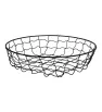 Cesta de Alambre Redonda Plastihome AS-9657-2 – Frutero Negro
