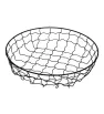 Cesta de Alambre Redonda Plastihome AS-9657-2 – Frutero Negro