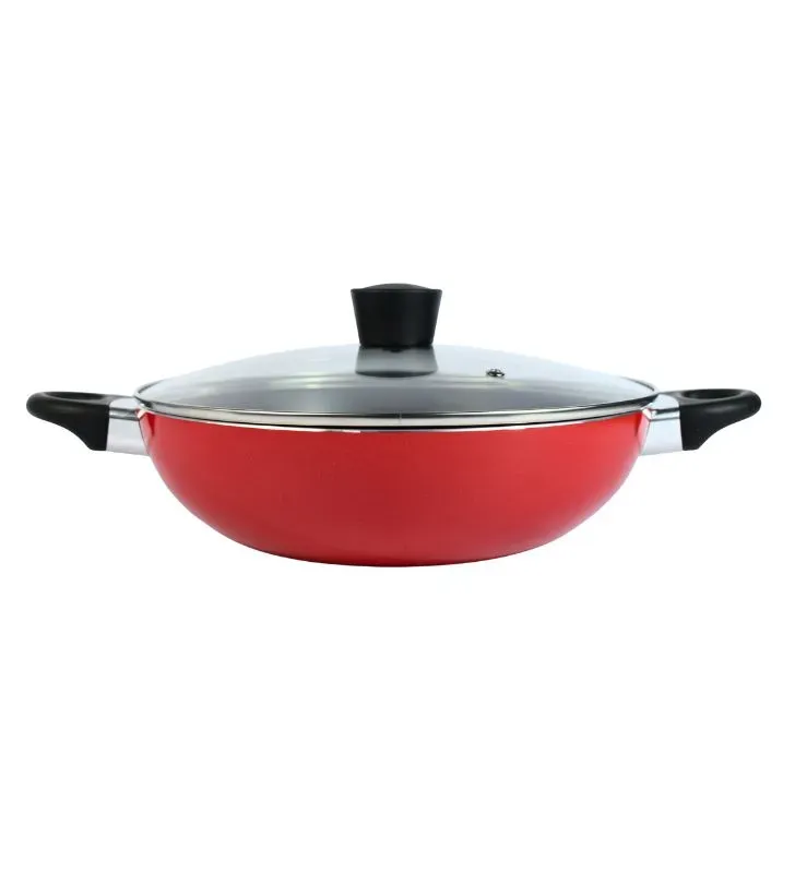 Cacerola color rojo Cuisine Spot AHU-CY2410 – 32 cm Antiadherente