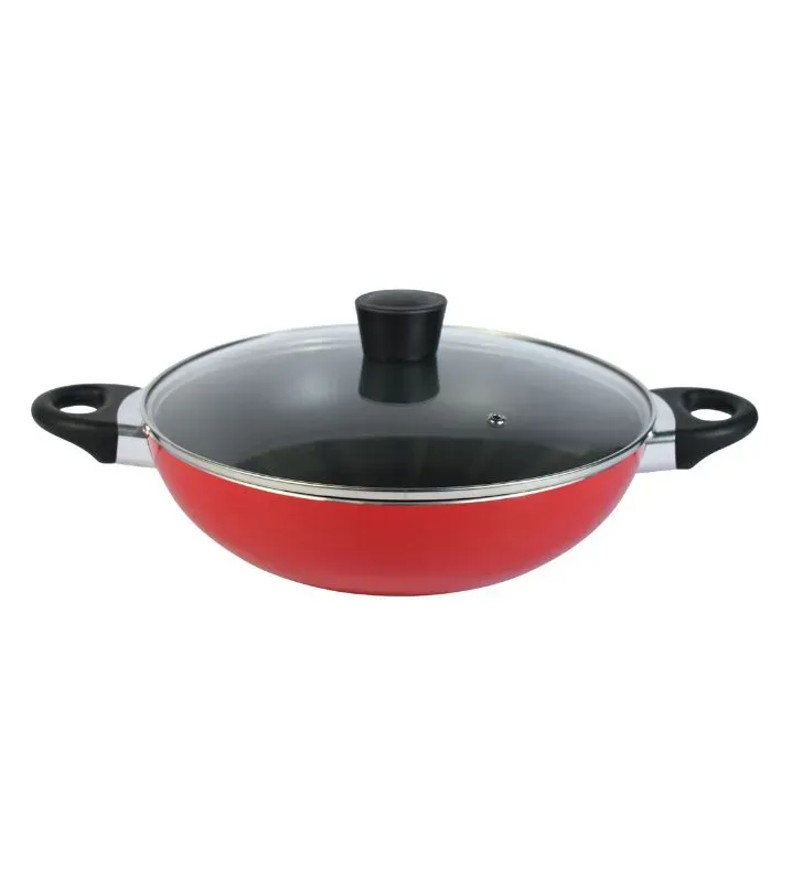 Cacerola color rojo Cuisine Spot AHU-CY2410 – 32 cm Antiadherente