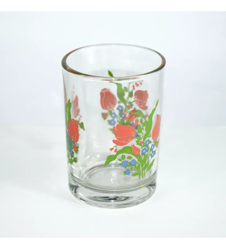 Vaso Cafetero Crisa Tivoli BBF (Modelo 9328) – Vidrio 260 ml con Diseño Artístico