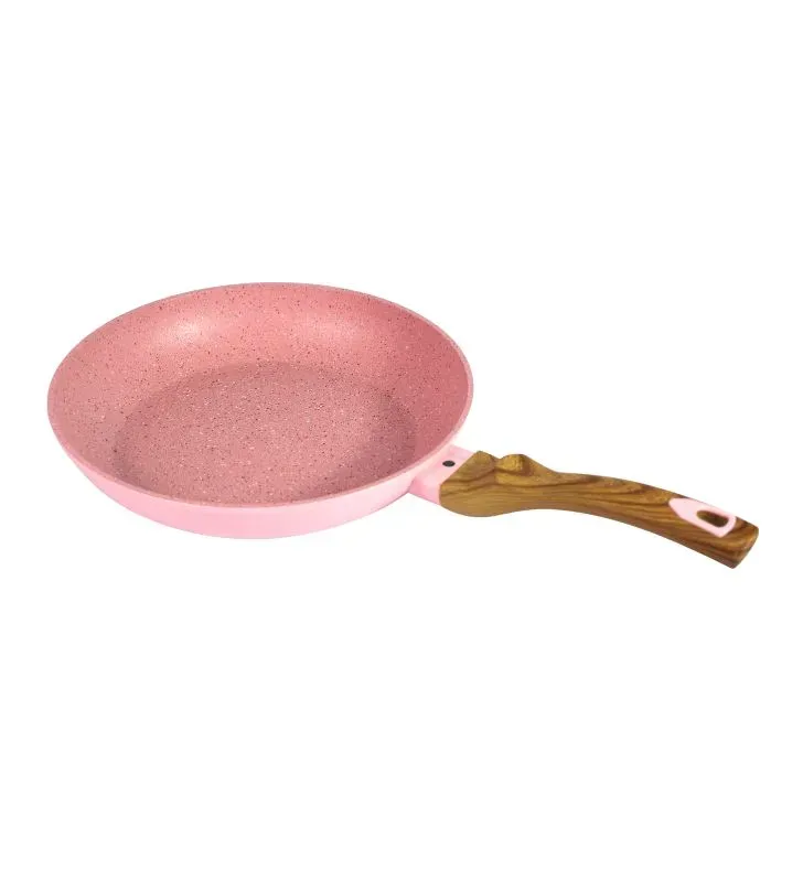 Sartén Rosa Cuisine Spot AHU-CY2421 – 28 cm Antiadherente y con indicador de calor
