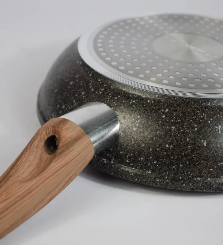 Juego de 3 Sartenes Cuisine Spot AHU-CY2407 Gris – Antiadherentes