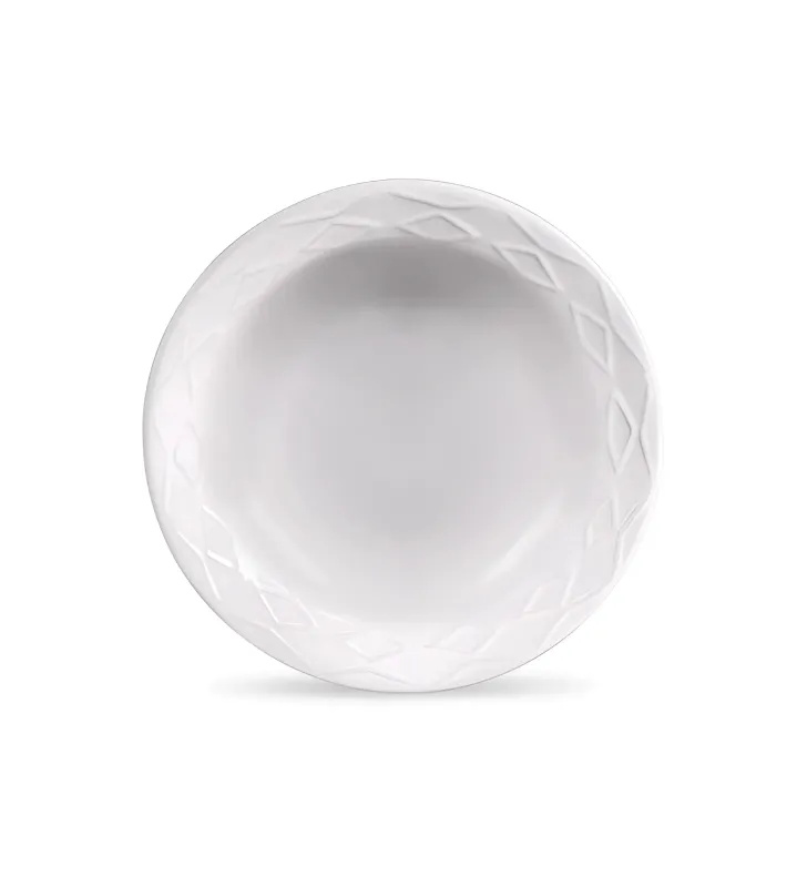 Plato Sopero Santa Anita Emboss Diamonds Blanco – 380 ml