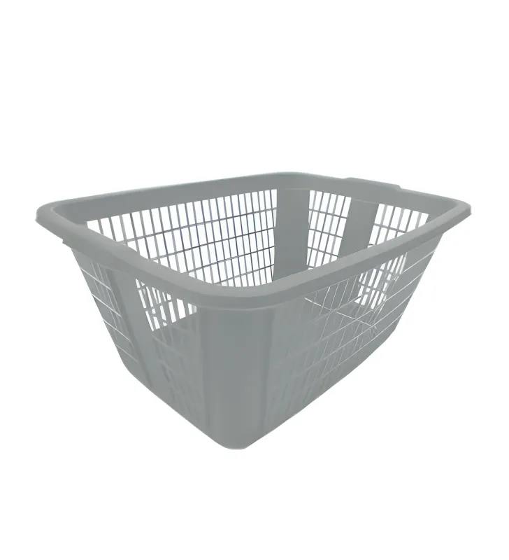 Cesta Calada Plastic Trends Gardenia LCCGAD03 – Blanco, Azul y Gris