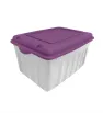 Caja Almacenamiento Plastic Trends Forza 53 L (14 GAL) – Tapa Morado, Verde, Azul
