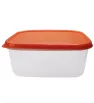 Hermético Cuadrado Molderama HC45 (1 L) – Tapa Rosa, Naranja, Verde, Beige