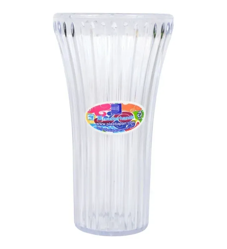 Florero de Plástico Plastiapan FIE007 Color Cristal – 330 ml