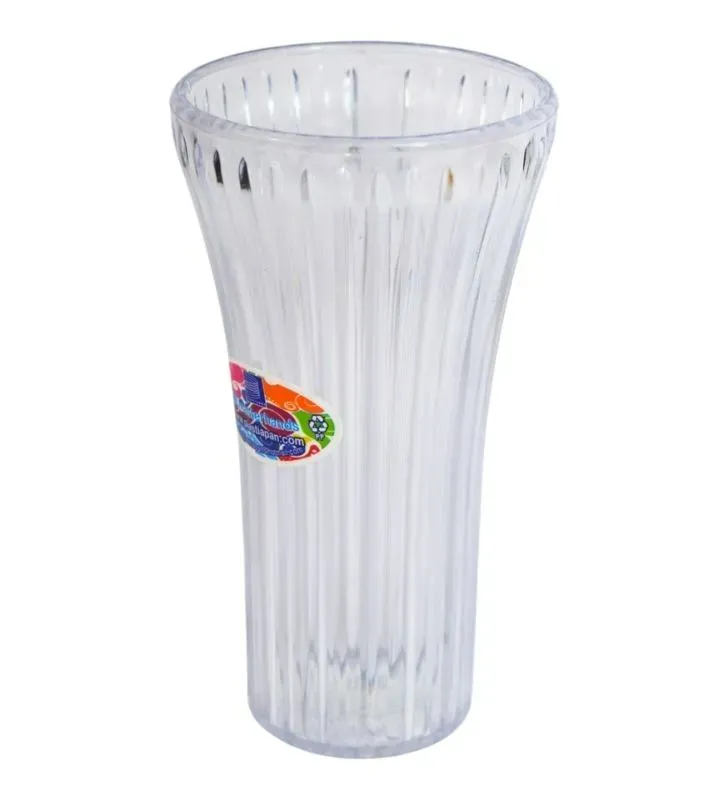 Florero de Plástico Plastiapan FIE007 Color Cristal – 330 ml