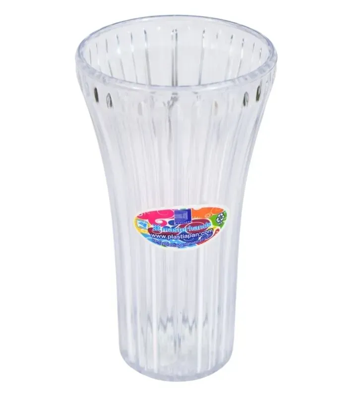 Florero de Plástico Plastiapan FIE007 Color Cristal – 330 ml