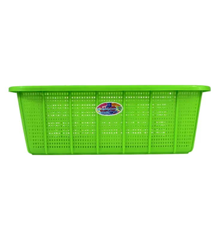 Caja Calada Mediana Plastiapan PRA004 – Plástico Rojo, Verde y Naranja