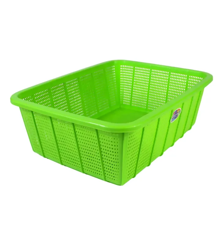 Caja Calada Mediana Plastiapan PRA004 – Plástico Rojo, Verde y Naranja