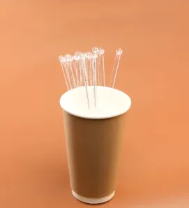 Bolsa 100 Agitadores Plásticos Plastiapan FIE005 – Removedores para Café y Cocteles