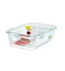 Hermético Rectangular Vittori 370 ml | Tapa Antiderrame