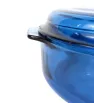 Cacerola de Vidrio Libbey Express B228 Azul – 3.2 L con Tapa