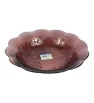Plato Hondo Crisa 0826 Rosas Uva – 19.7 cm Vidrio