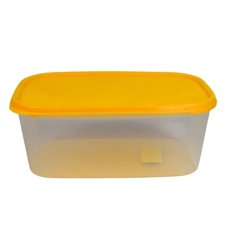 Hermético rectangular Molderama H023 (2.25 L) – Tapa Amarillo, Rosa, Azul