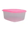 Hermético Cuadrado Molderama HC45 (1 L) – Tapa Rosa, Naranja, Verde, Beige