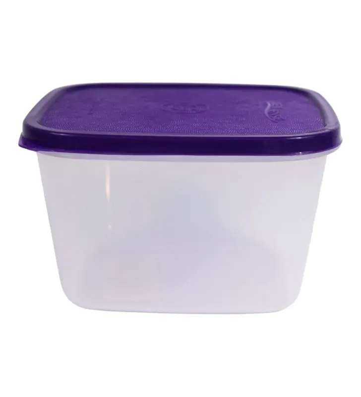 Hermético Cuadrado Molderama HC44 No. 4 – Tapa Colores (Morado, Verde, Rojo, Azul)