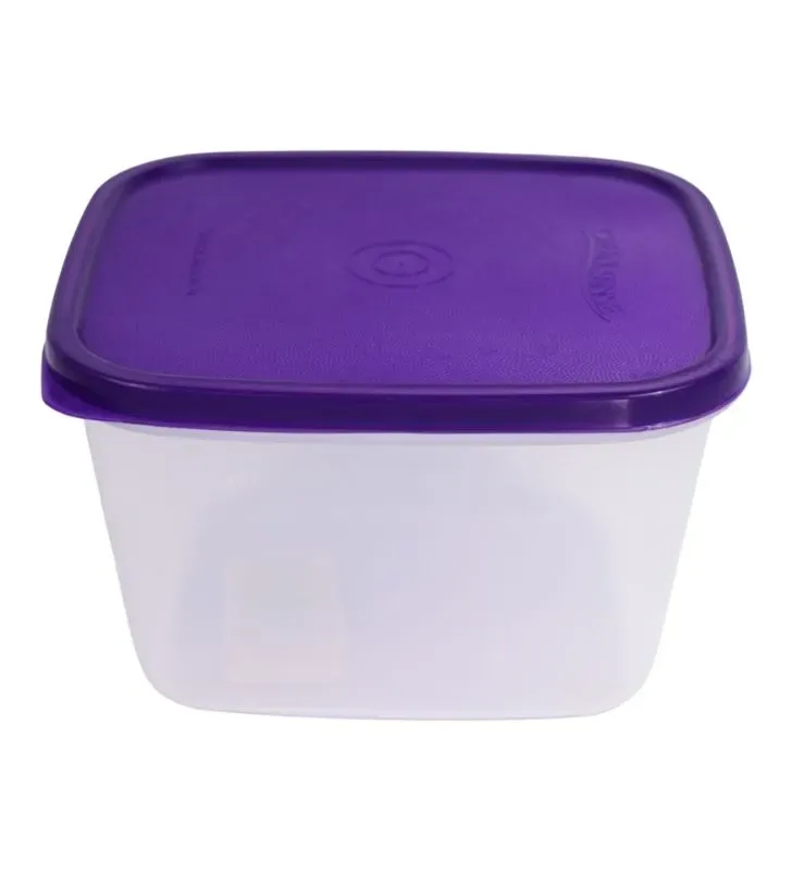 Hermético Cuadrado Molderama HC44 No. 4 – Tapa Colores (Morado, Verde, Rojo, Azul)