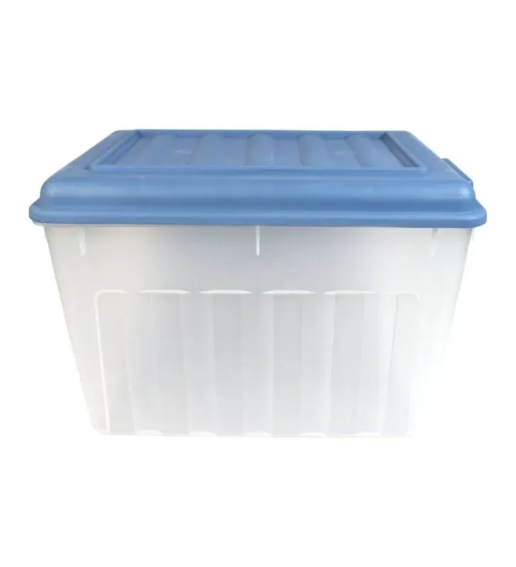 Caja Almacenamiento Plastic Trends Forza 25 L – Tapa Azul, Verde, Morado