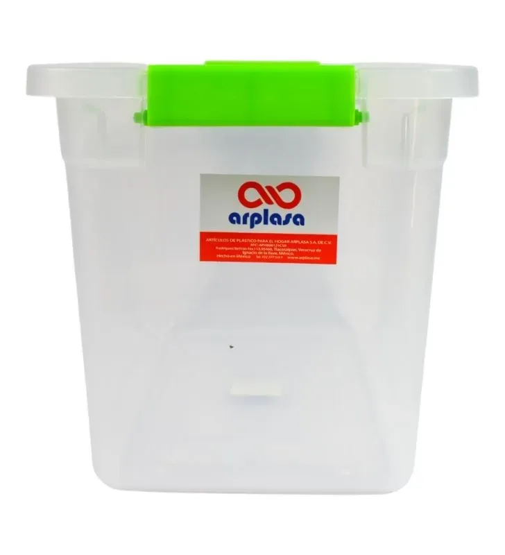 Caja Multiusos Mediana Alta Arplasa – Grapa de Seguridad (Verde, Negro, Azul, Gris)