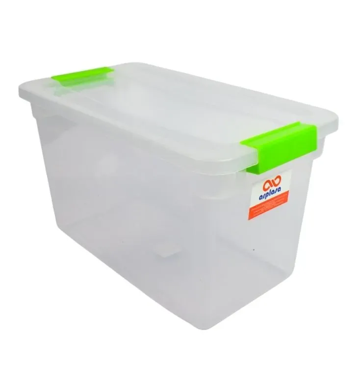 Caja Multiusos Mediana Alta Arplasa – Grapa de Seguridad (Verde, Negro, Azul, Gris)