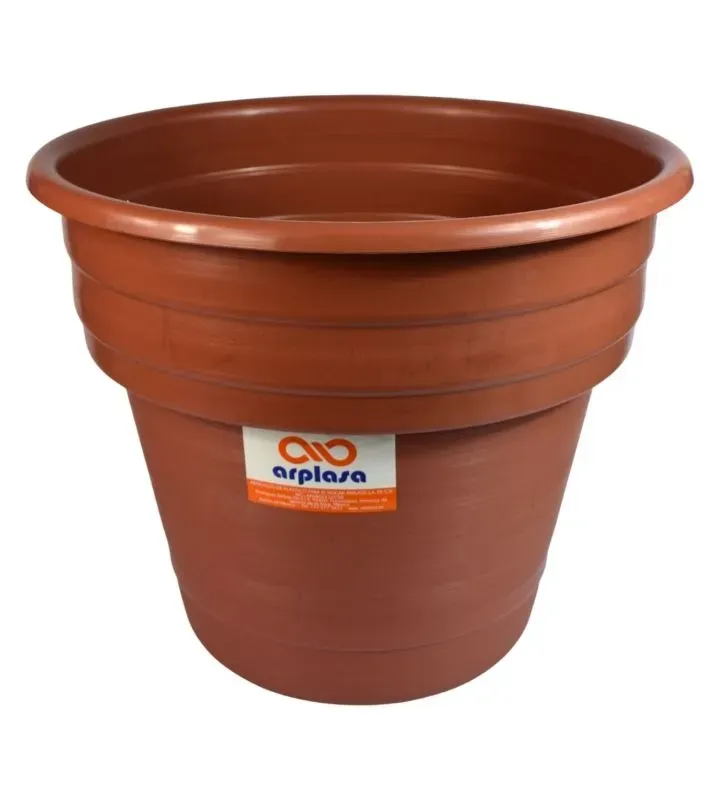 Macetón Jumbo Arplasa – Plástico Grande Color Terracota