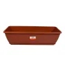 Jardinera Rectangular Grande Arplasa – Maceta Terracota con Plato