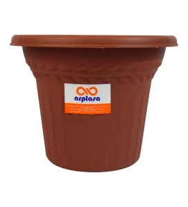 Maceta de Plástico Arplasa Roma No. 4 – Diseño Clásico